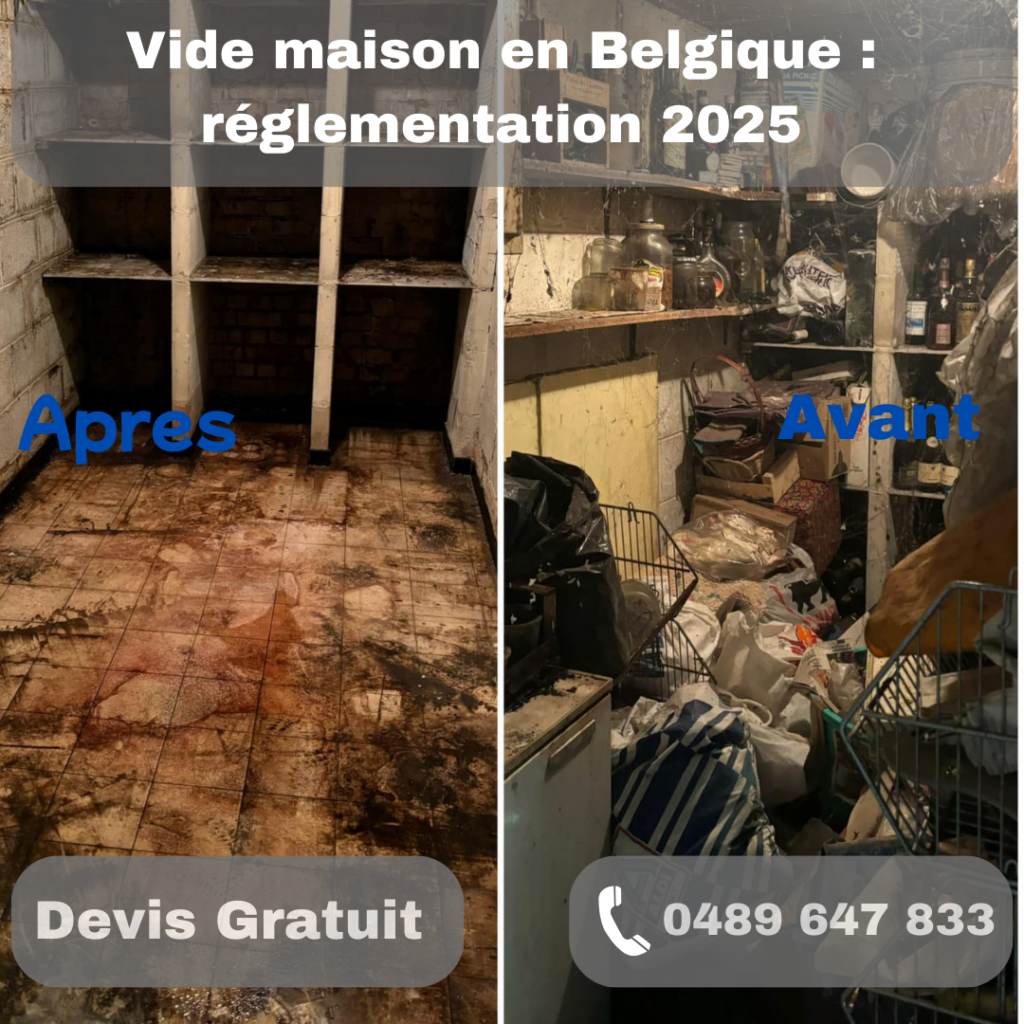 Vide maison en Belgique