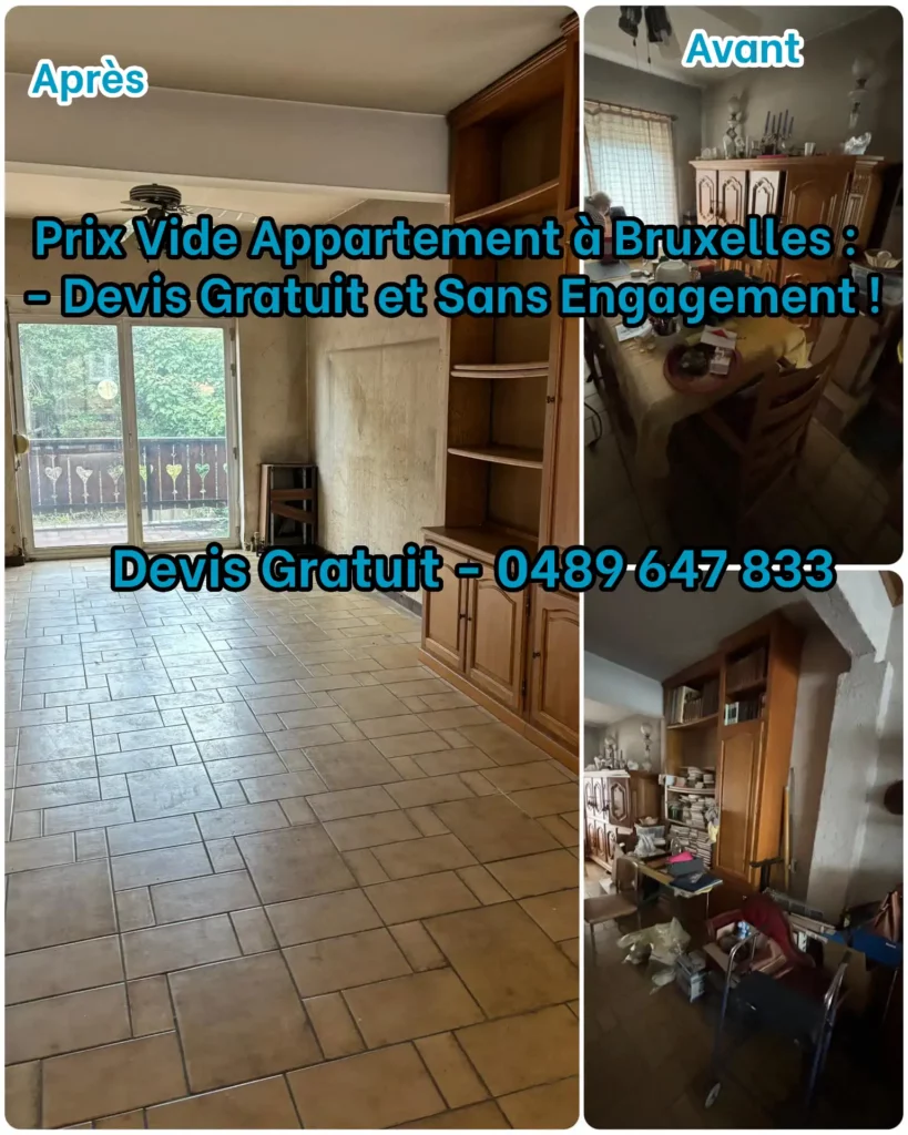 Prix Vide Appartement à Bruxelles