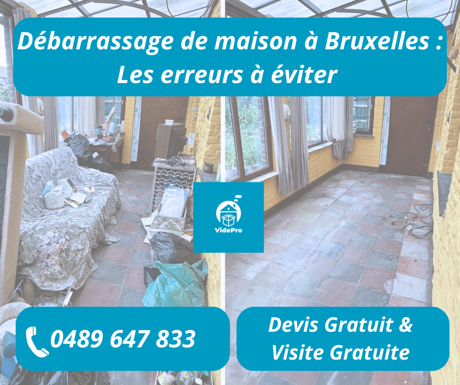 Débarrassage de maison à Bruxelles