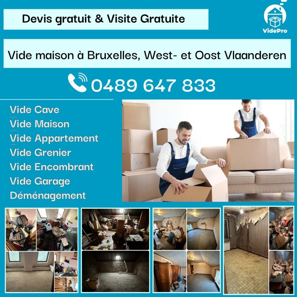 Devis gratuit vide une maison après un décès à Bruxelles