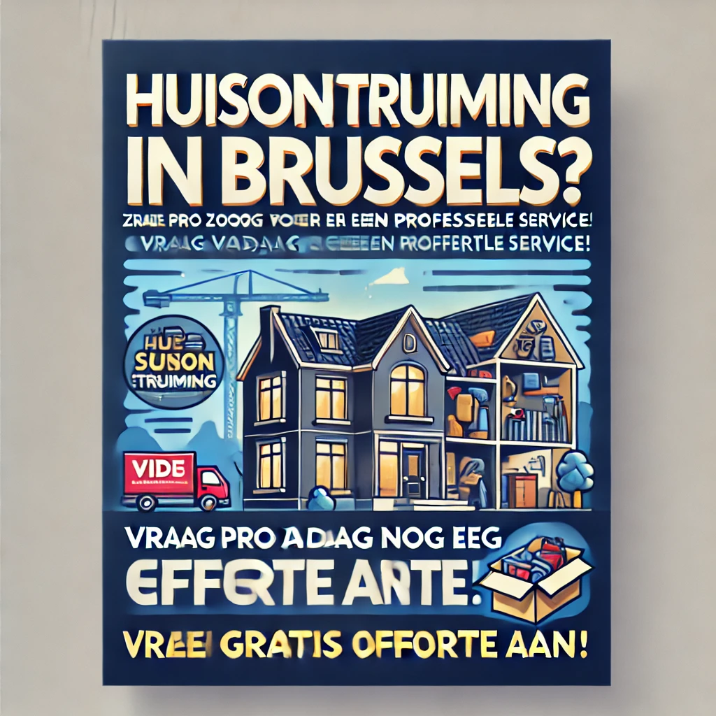 Huisontruiming in Brussel