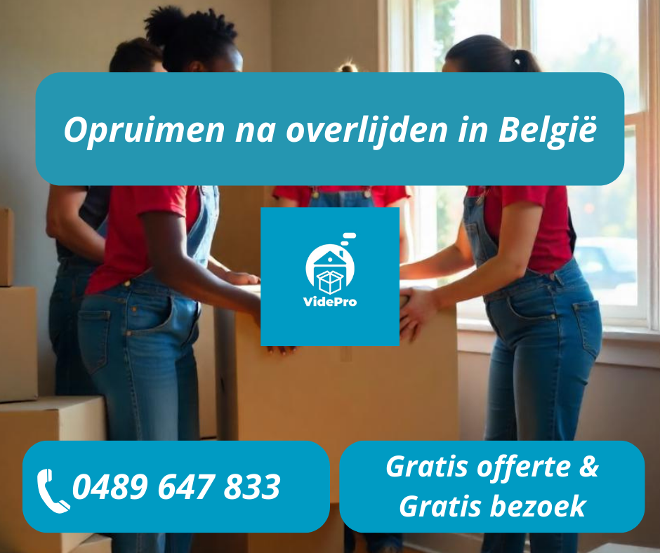 Opruimen na overlijden in België
