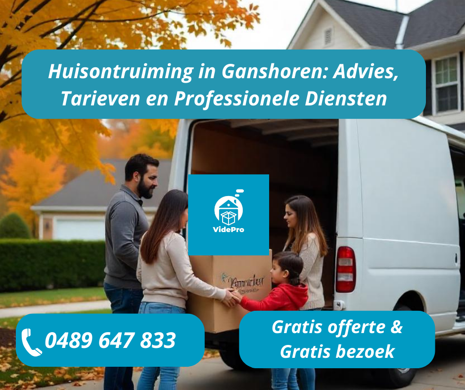 Huisontruiming in Ganshoren